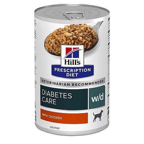 Hill's Prescription Diet WD Diabetes Care Hondenvoer Kip 12 x 370 gram blikjes