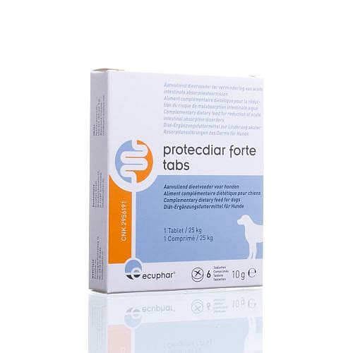 Protecdiar Tabs Darm Hond Forte - 6 tabletten
