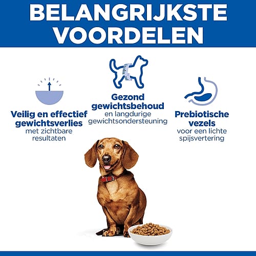 Hill's Science Plan Perfect Weight Small & Mini Adult Hondenvoer