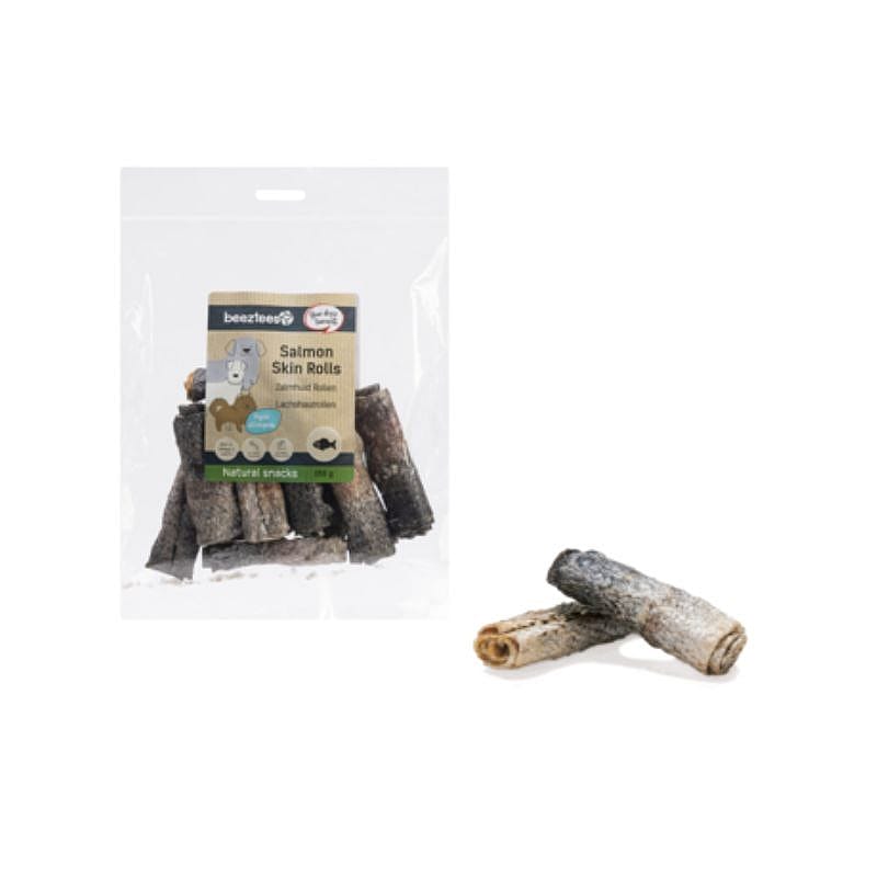 Salmon huid rolletjes, Natuurlijke snacks, Hondensnoep, Jerky staafjes, Rauwhuid