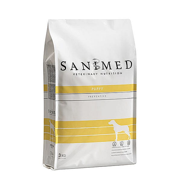 Sanimed Puppy Voeding: Gezonde Groei & Immuunsysteem - Puppyvoer Alle Rassen 3 kg
