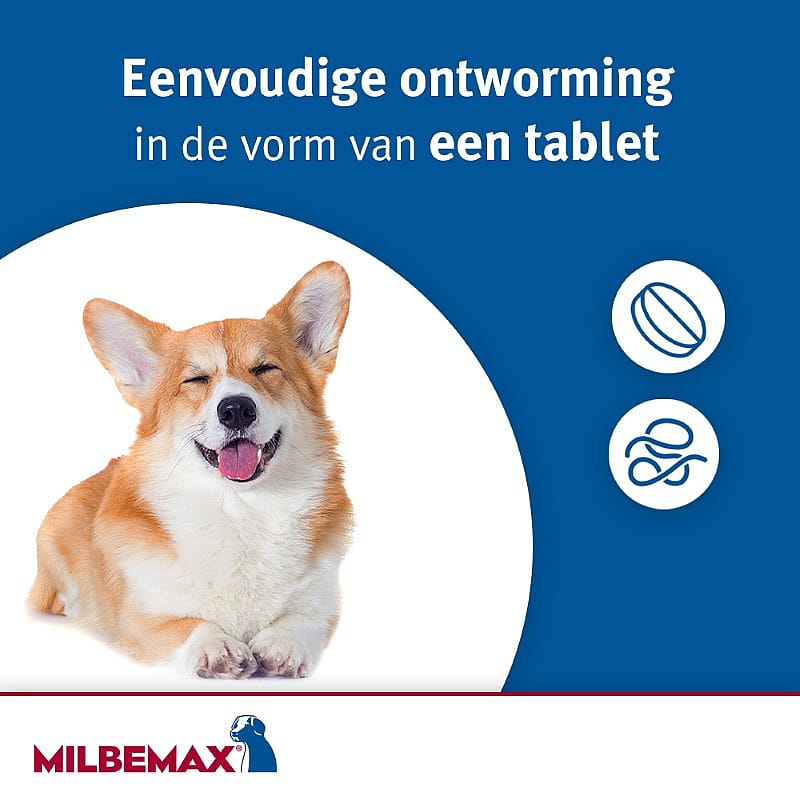 Milbemax Kleine Hond Puppy Ontwormingstabletten 4 tabletten