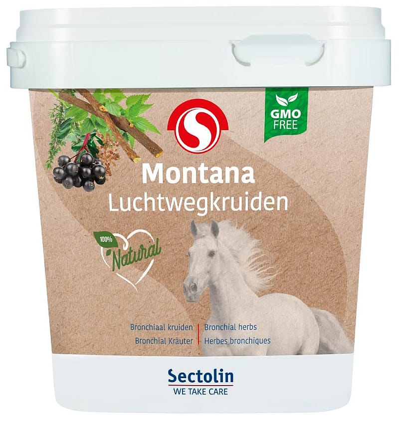 Sectolin Montana Bronchiaal Kruiden Luchtwegen Paard 1,2 kg