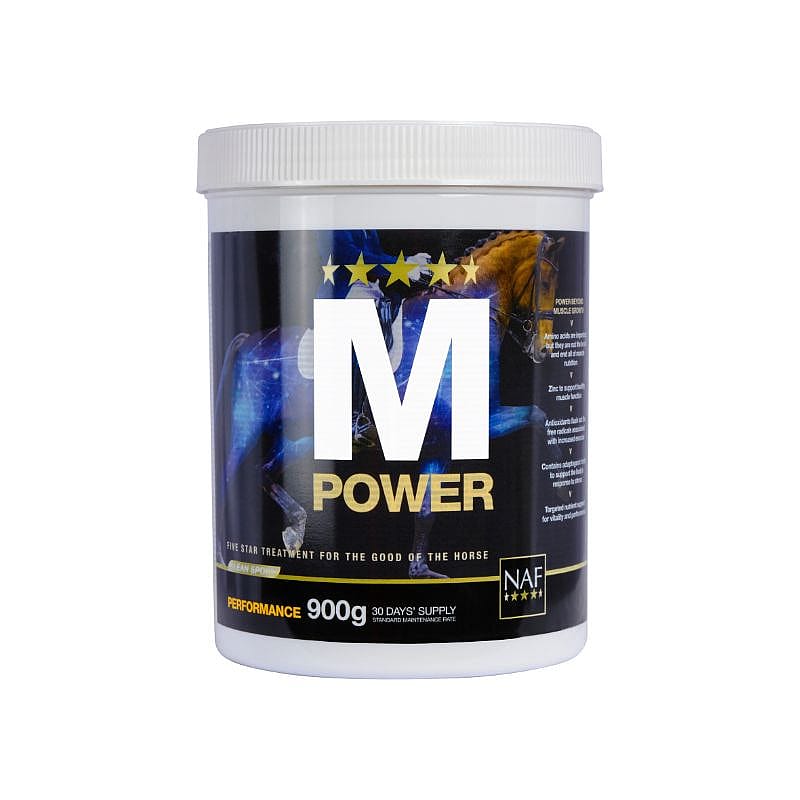NAF M Power – Spierversterkend supplement voor sportpaarden 900 gram