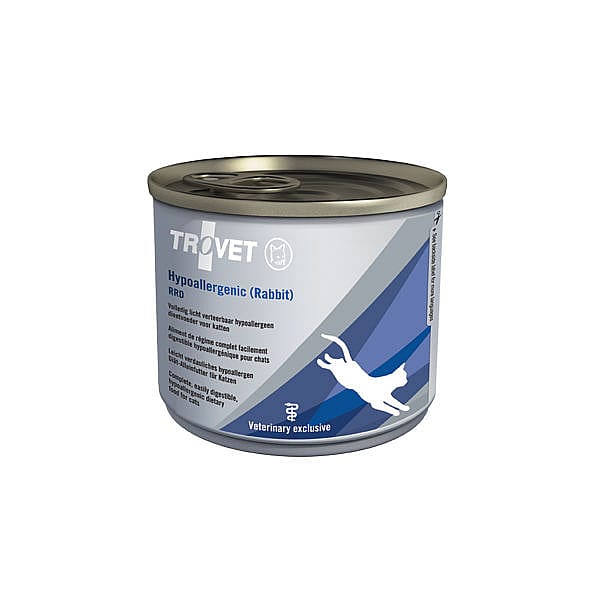 Trovet RRD Hypoallergenic (Rabbit) Kat 6 x 200 gram blikjes
