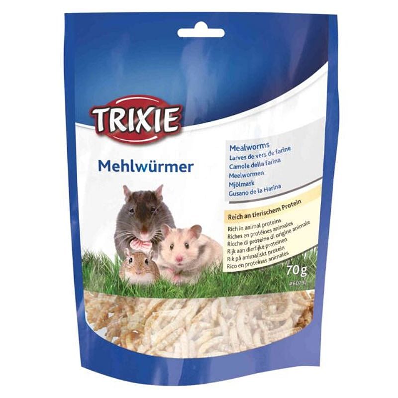 Trixie Meelwormen Gedroogd 70 gram Knaagdier