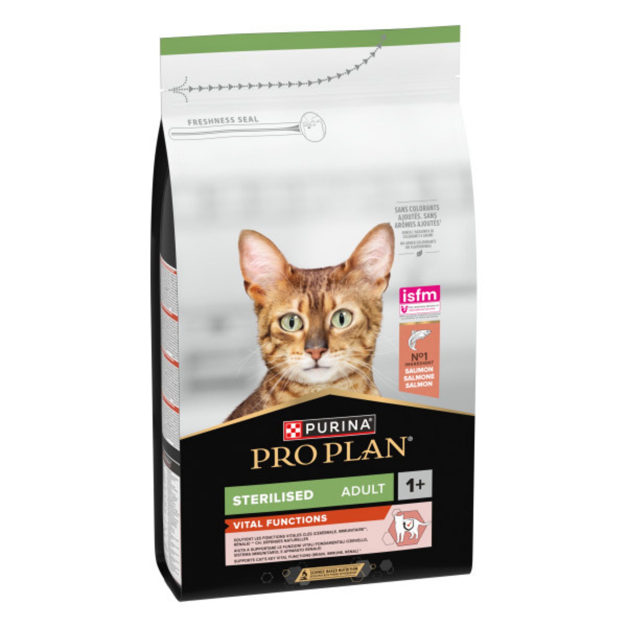 Purina Pro Plan Sterilised Adult Vital Functions Kat Zalm 10 kg