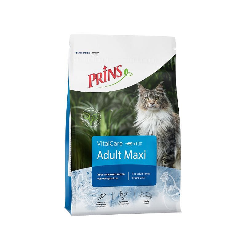 kattenvoer, Adult Maxi, VitalCare, brokjes, grote raskatten