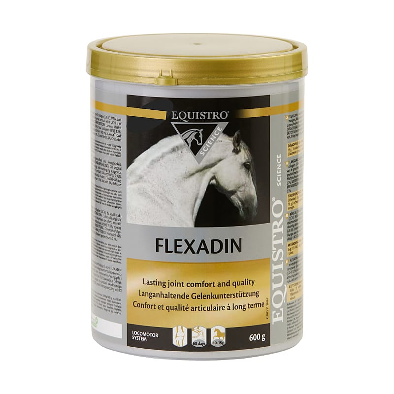 flexadin, joint supplement, horse care, 600 g, orange label