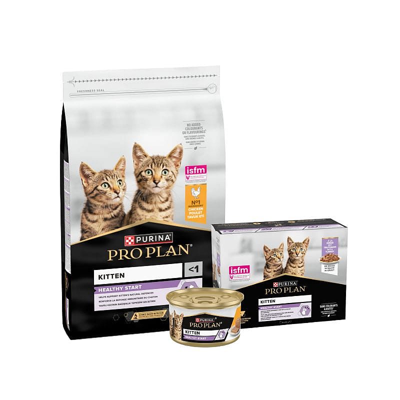 Purina Pro Plan Healthy Start Kitten 10 x 85 gram maaltijdzakjes kalkoen