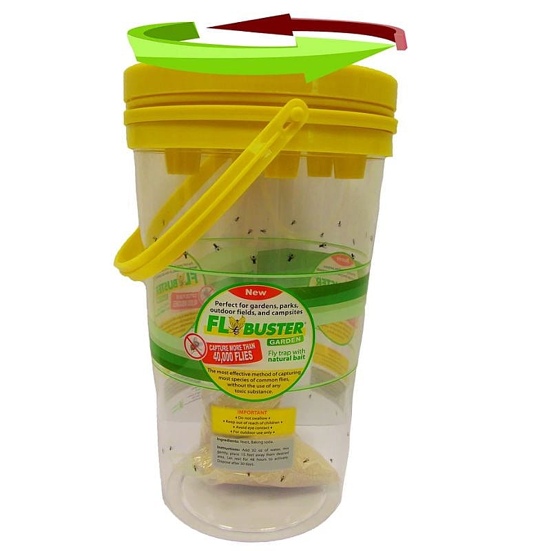 Flybuster vliegen systeem Garden Trap incl. 40 gram lokaas
