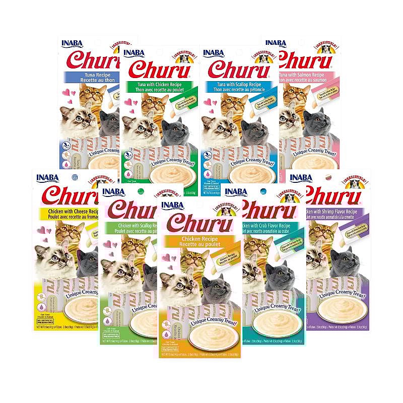 Churu Vloeibare Snacks Kat 4 stuks Tonijn