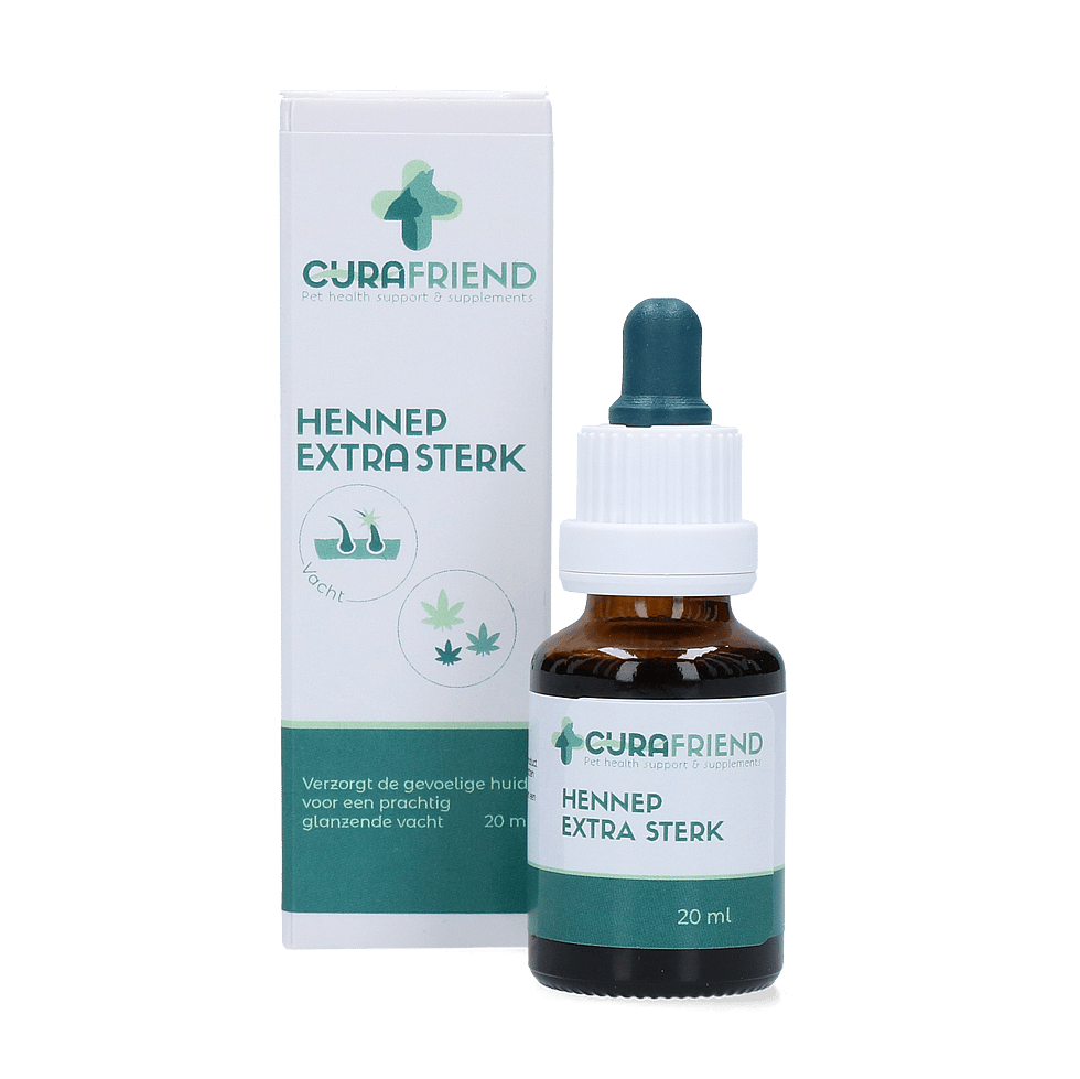 CuraFriend Hennep Extra Sterk Hond Kat 20 ml 20 ml