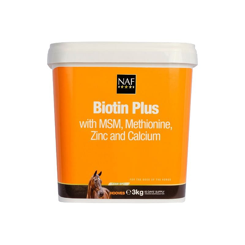 NAF Biotine Plus – Supplement voor hoefgezondheid bij paarden 3 kg