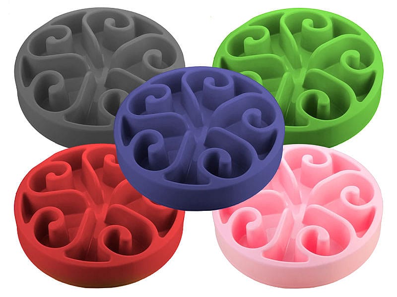 Eat Slow Live Longer Feeder Hond Small - Blauw