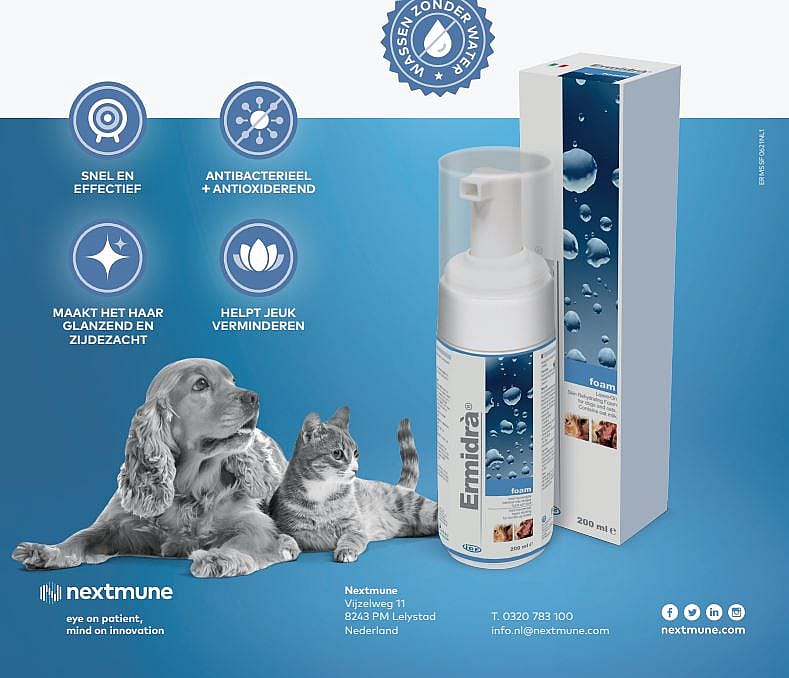 Ermidra Foam Droogshampoo Hond Kat