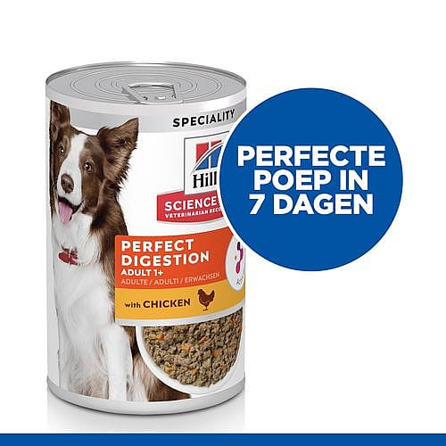 Hill's Science Plan Canine Adult Perfect Digestion Hondenvoer 12 x 363 gram blikje
