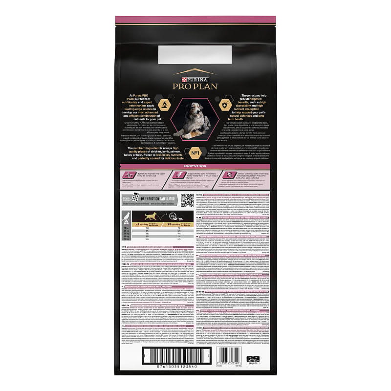 Purina Pro Plan Medium & Large Adult 7+ Sensitive Skin Hondenvoer Zalm 14 kg