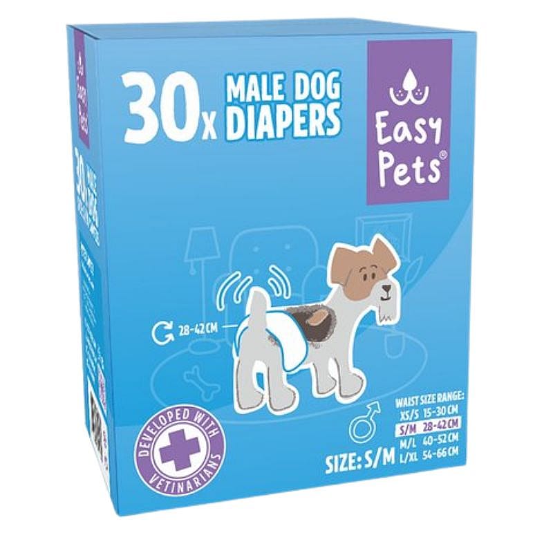 EasyPets Hondenluiers Reu Hond S/M