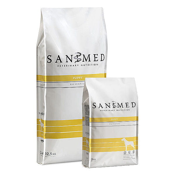 Sanimed Puppy Voeding: Gezonde Groei & Immuunsysteem - Puppyvoer Alle Rassen