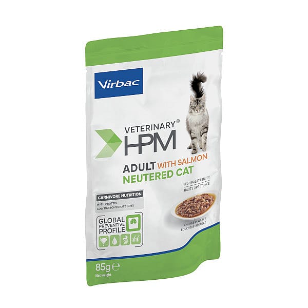 HPM Cat Adult Neutered Zalm 12 x 85 gram