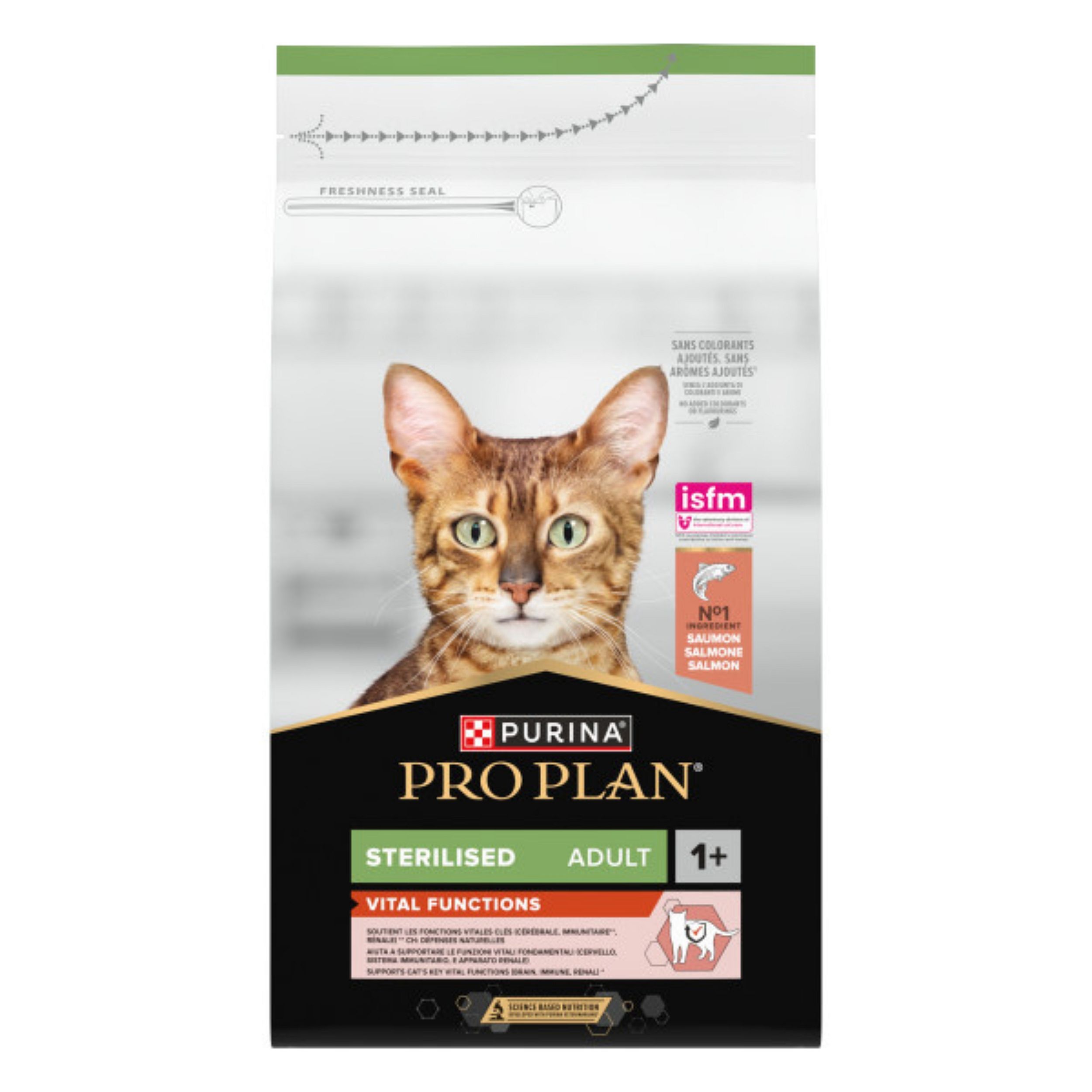 Purina Pro Plan Sterilised Adult Vital Functions Kat Zalm 10 kg
