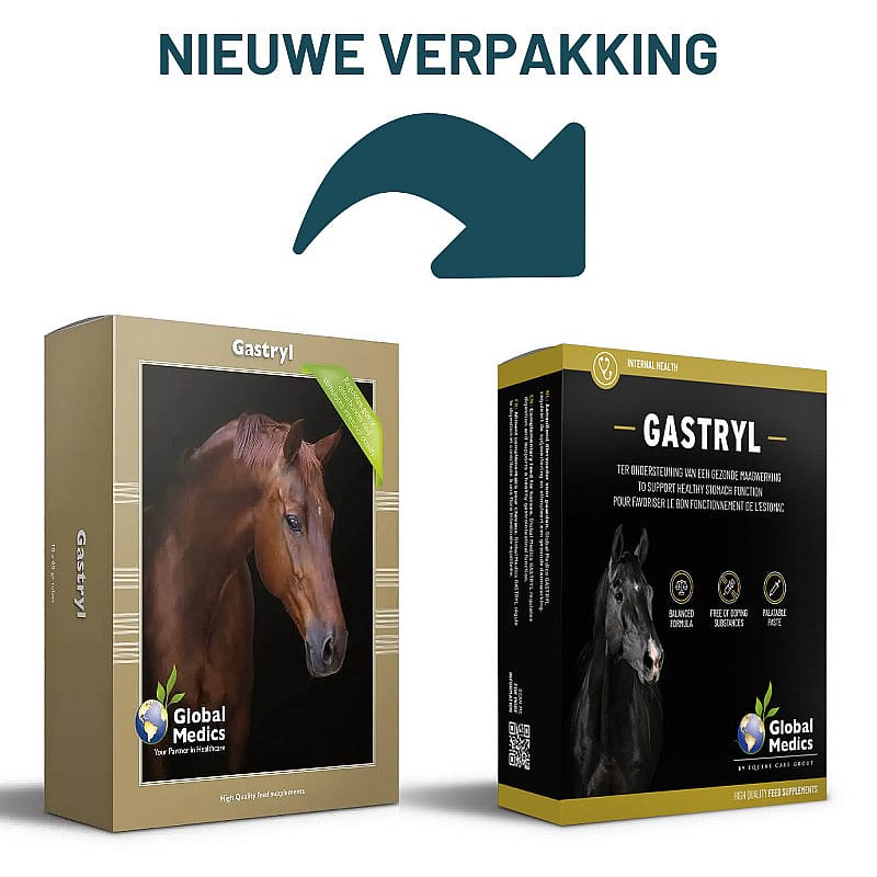 Global Medics Gastryl Maag Paard 10 x tube 60 gram