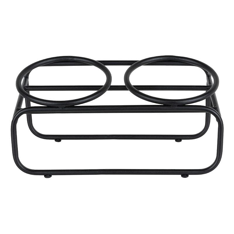 District 70  BUTLER Voerbakstandaard Kat Zwart