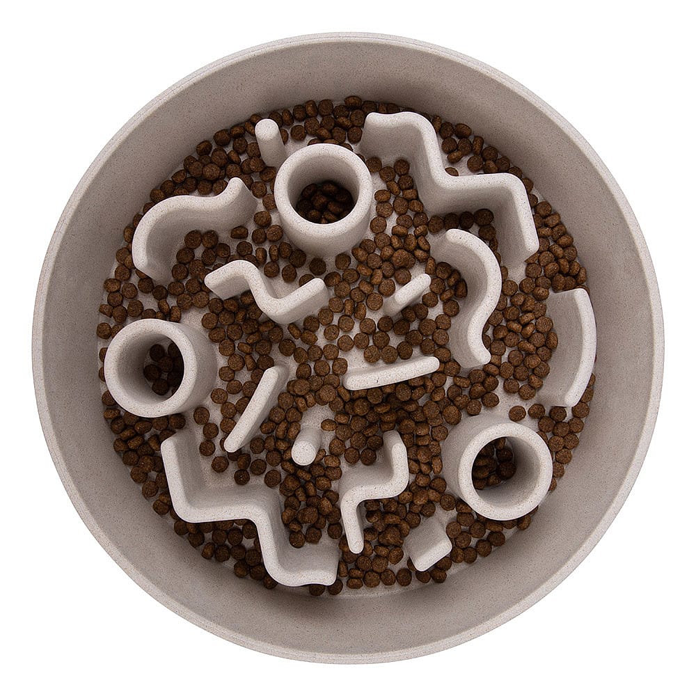 District 70 Bamboo Anti-schrok Voerbak Hond