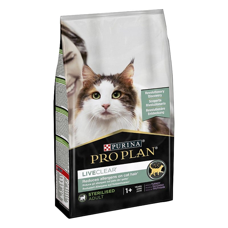 Purina Pro Plan LiveClear Sterilised Adult Allergeen-reducerend Kattenvoer Kalkoen - 1.4 kg