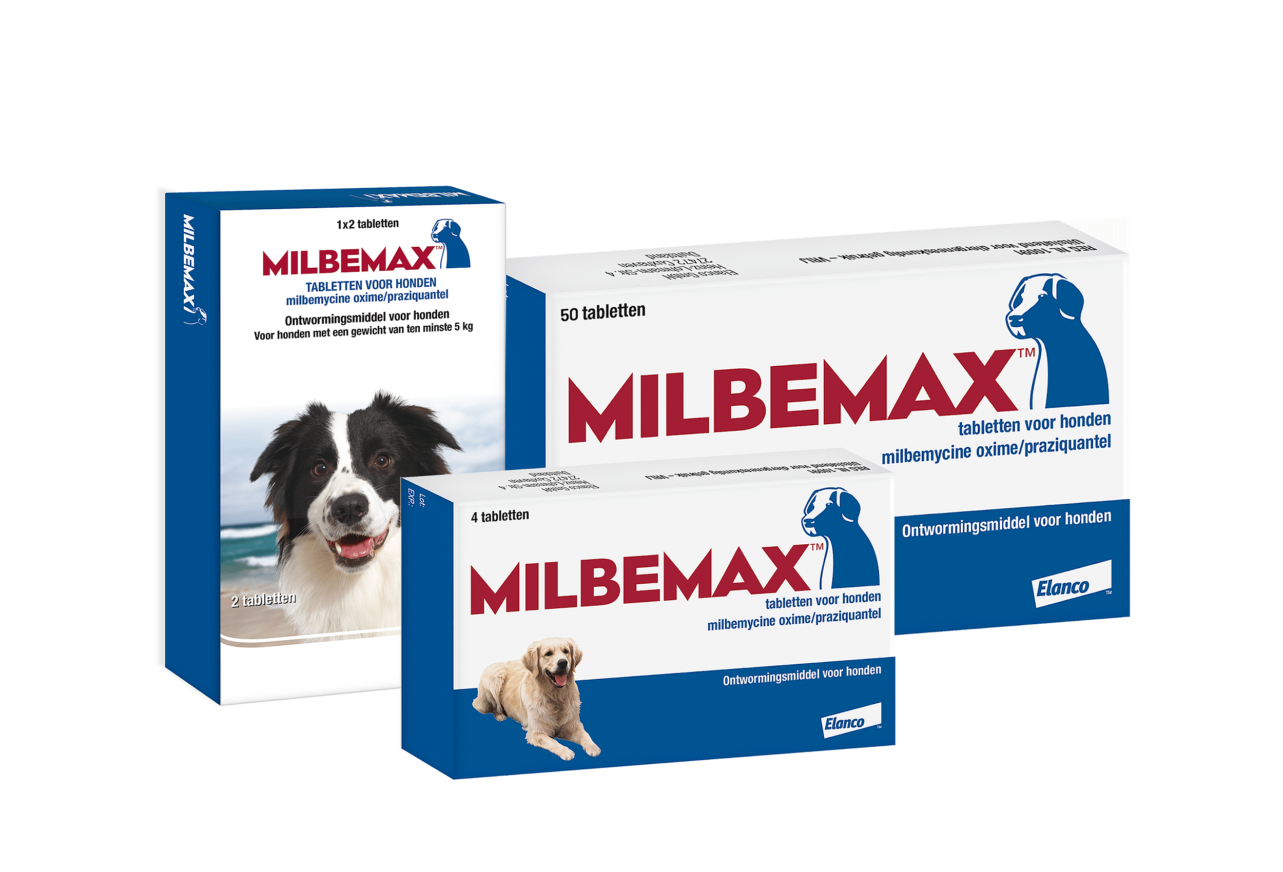 Milbemax Grote Hond Ontwormingstabletten 50 tabletten