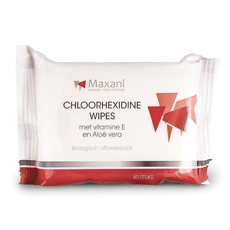 Maxani Chloorhexidine doekjes met vitamine E 40 stuks