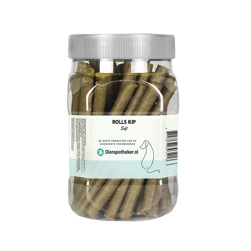 Dierapotheker Rolls Kip Soft Hond 40 stuks