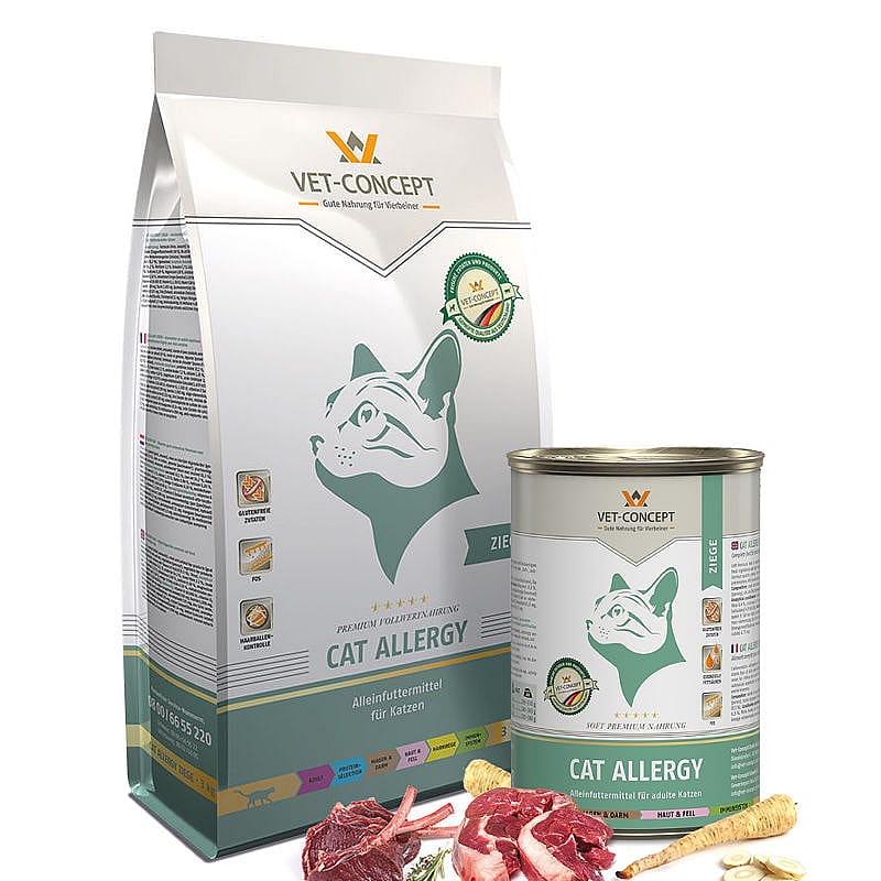 Vet-Concept Cat Allergy Geit Kattenvoer 10 kg