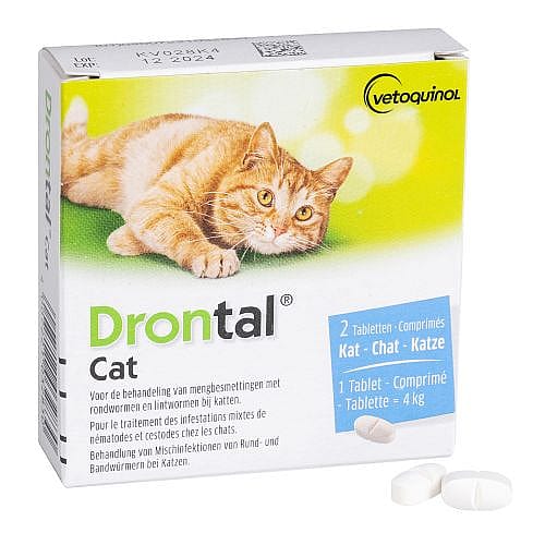 Drontal Cat Ontwormingstablet Kat 2 tabletten