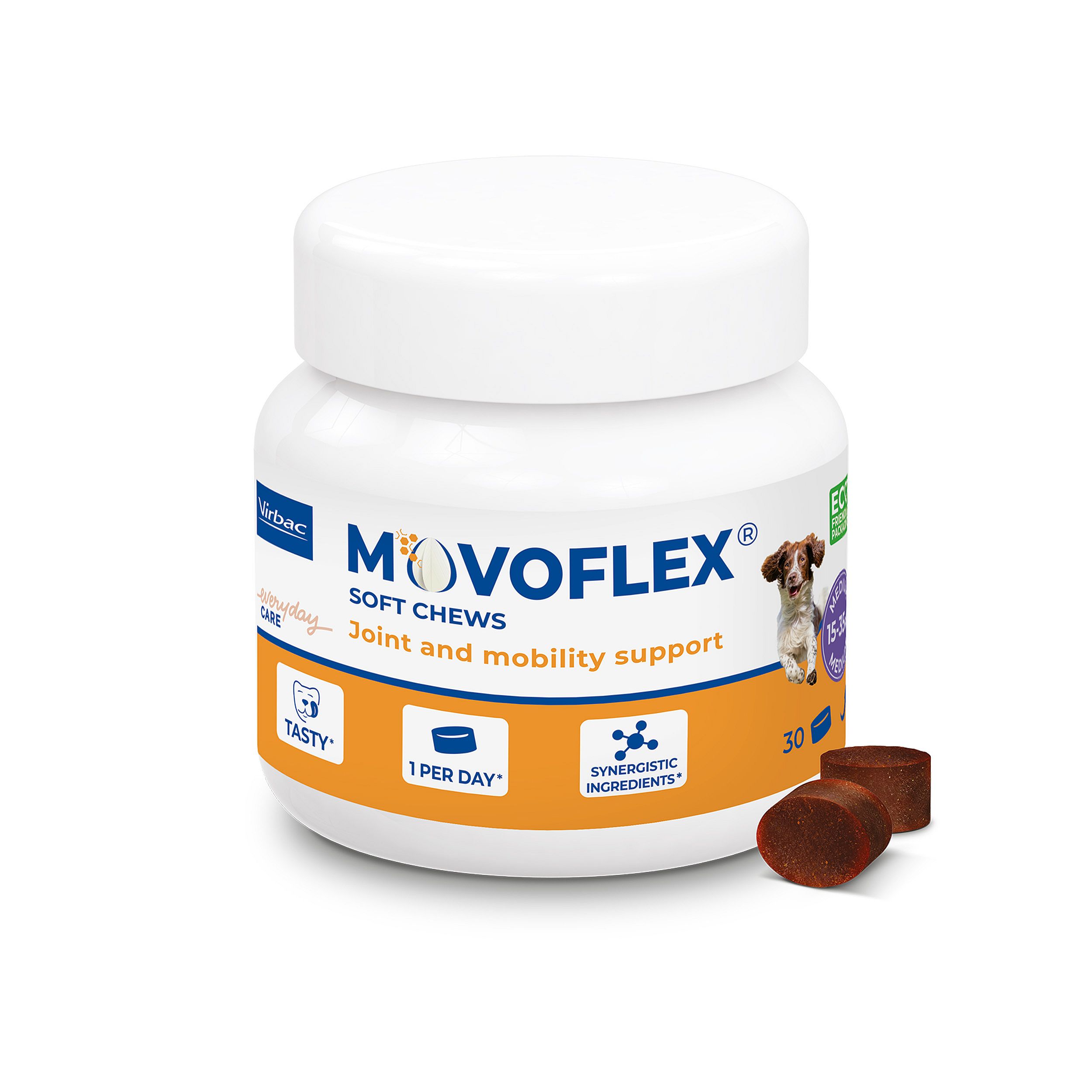 Movoflex Soft Chews Gewrichten Hond M 15-35 kg 30 stuks