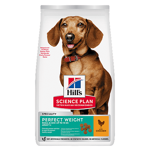 Hill's Science Plan Perfect Weight Small & Mini Adult Hondenvoer