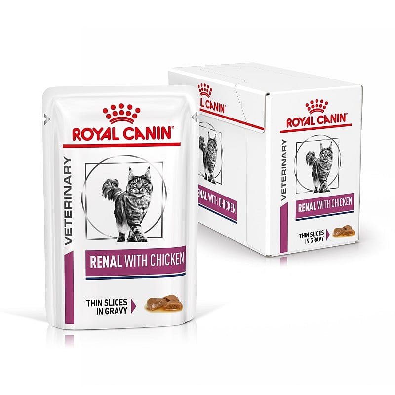 Royal Canin Renal Kat 12 x 85 gram maaltijdzakjes - Kip