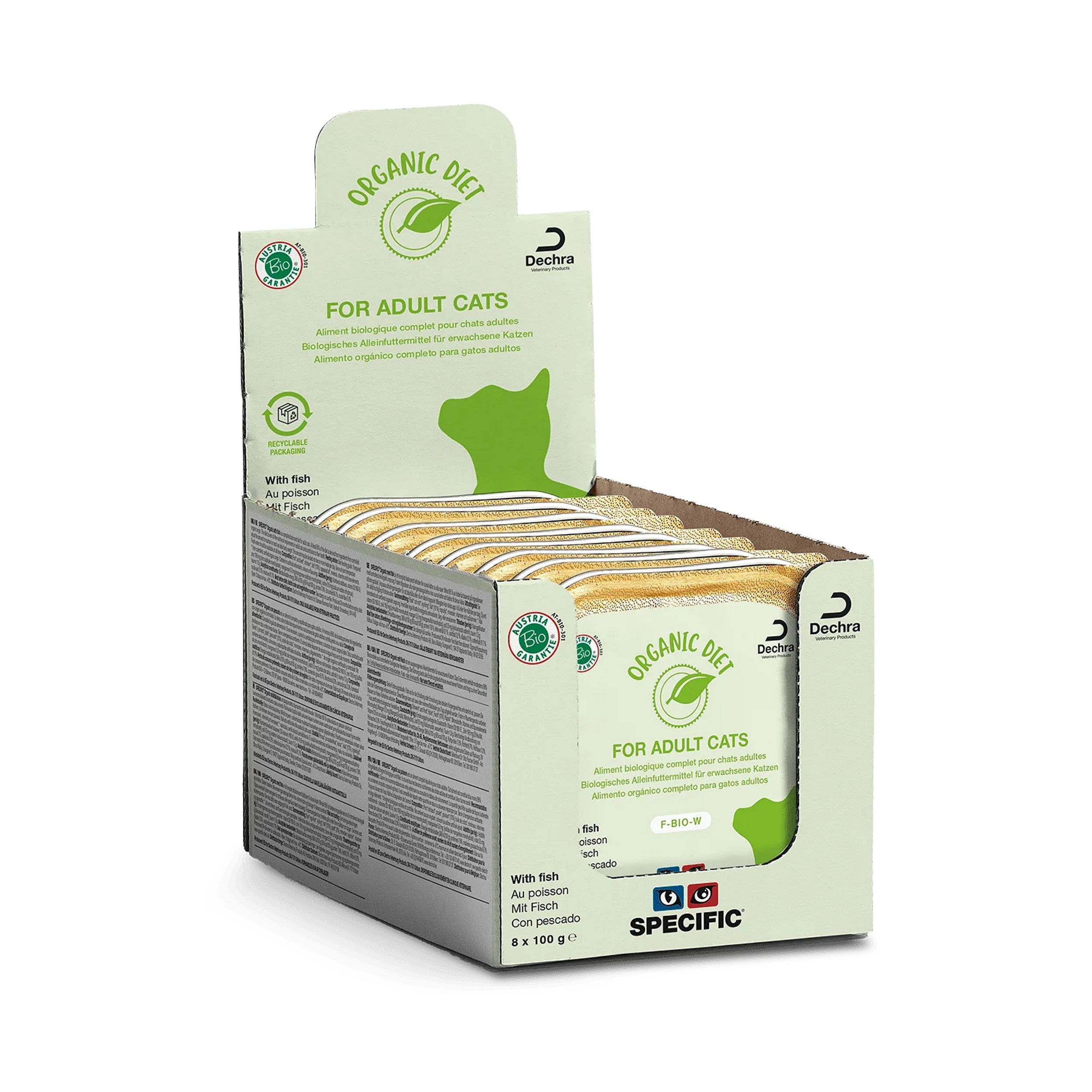 Specific Organic F-BIO-W Kat 8 x 100 gram Vis