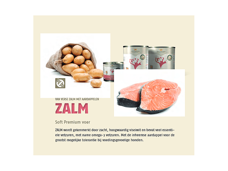 Vet-Concept Zalm Hondenmenu 6 x 400 gram blikjes - Zalm