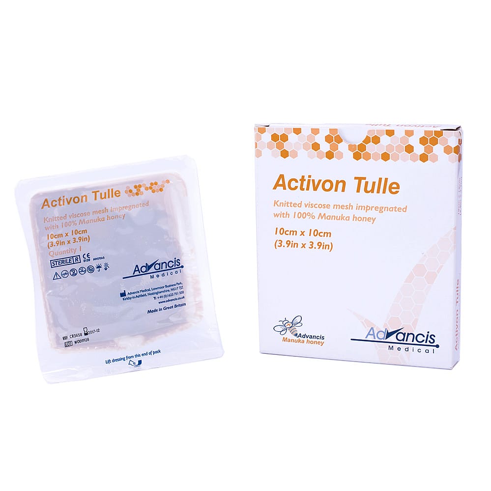 Advancis Activon Manuka Gaasverband 1 stuk 10 x 10 cm