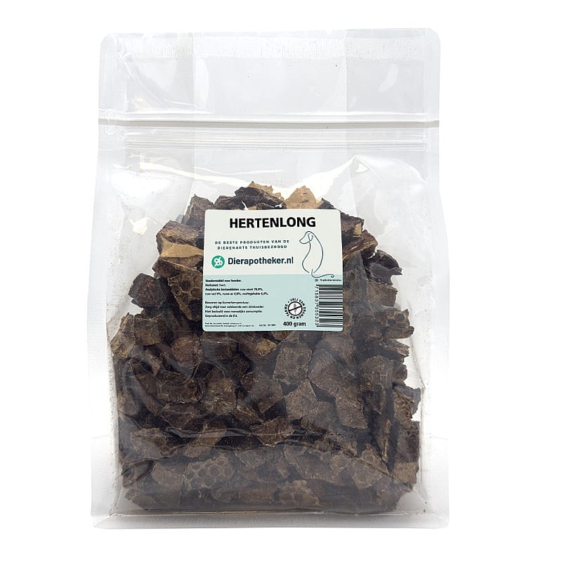 Dierapotheker Hertenlong Hond 400 gram