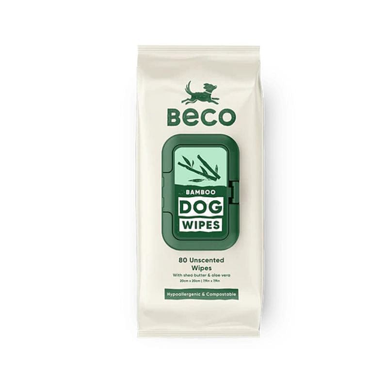 Beco BAMBOO Dog Wipes Hond Unscented
