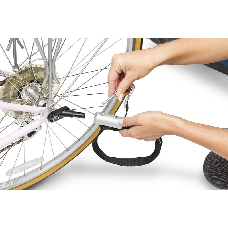 Happy Ride Aluminium Dog Bicycle Trailer Blauw