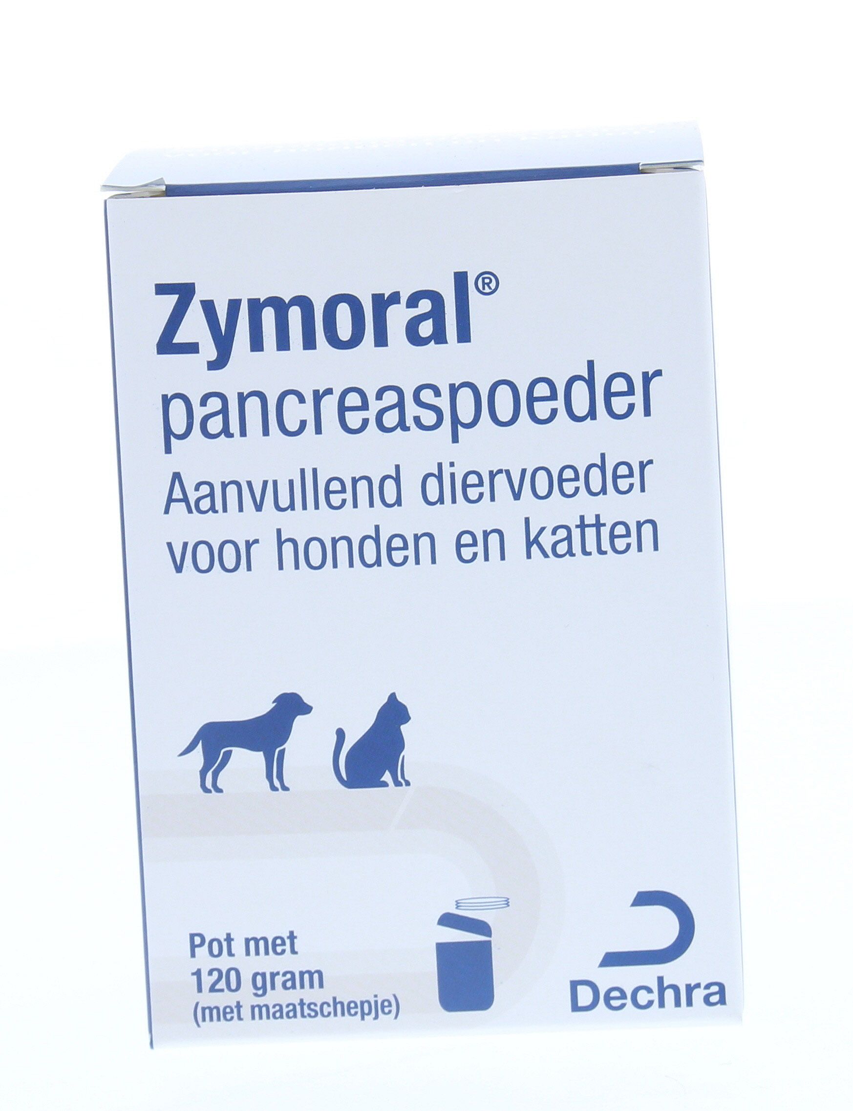 Zymoral Pancreaspoeder Hond Kat 120 gram