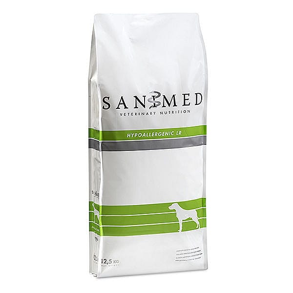 Sanimed Hypoallergeen Hond LR Dieetvoer: Voedselintolerantie - Gevoelige Maag - Darmen 12.5  kg