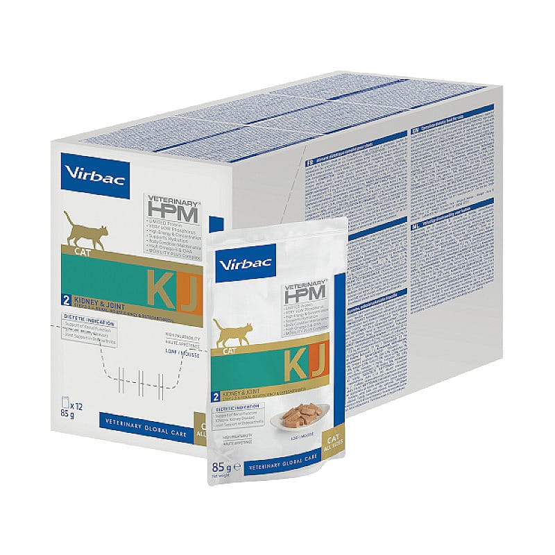 HPM Veterinary Kidney & Joint Kattenvoer 12 x 85 gram zakjes