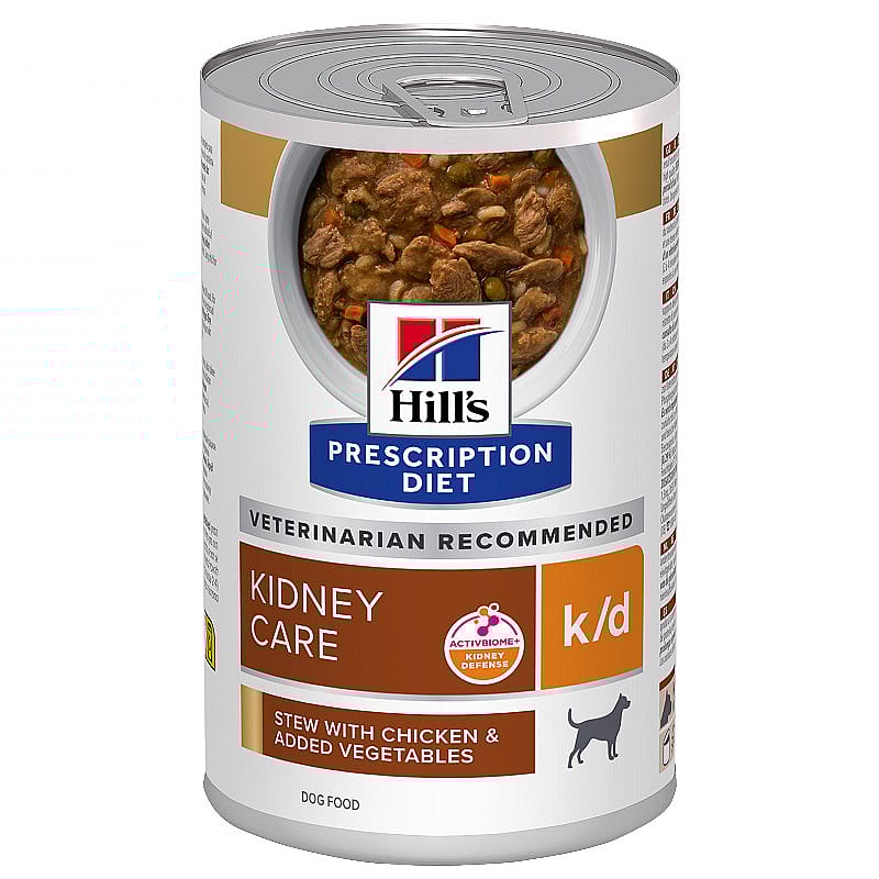 Hill's Prescription Diet KD Kidney Care Hondenvoer 12 x 354 gram stoofpotjes