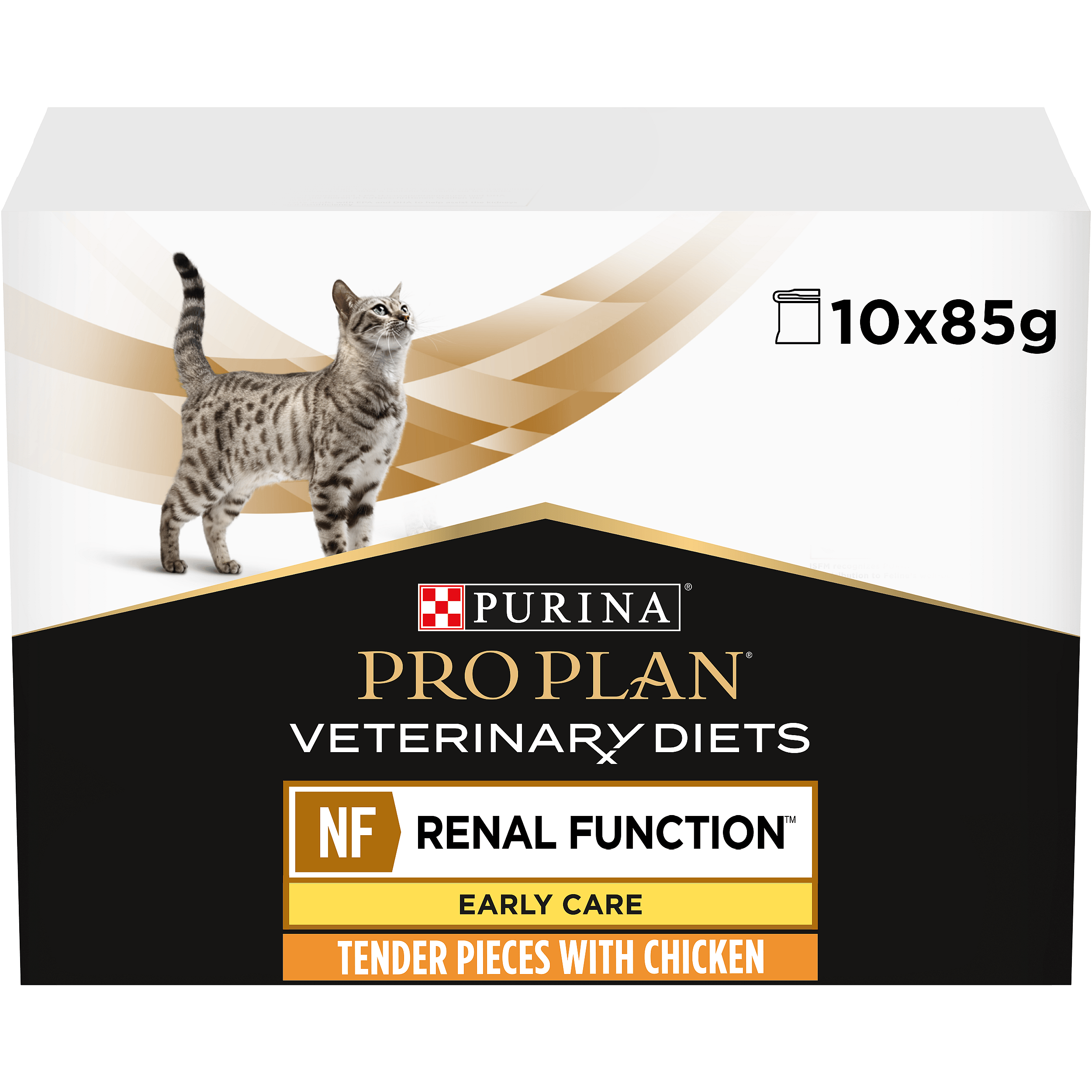 Purina Pro Plan Veterinary Diets Feline NF Early Care Renal Function Kattenvoer CiG Kip - 10 x 85 gram