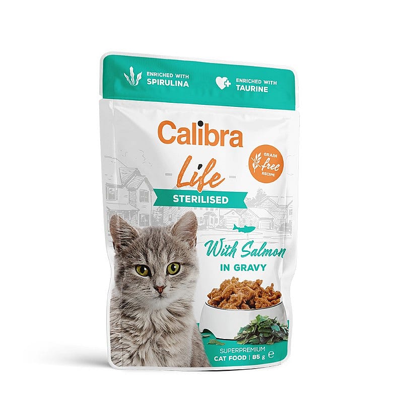 Calibra Kat Life Sterilised Zakjes 28 x 85 gram